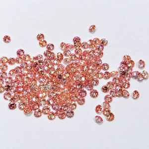 เพชร CVD สีชมพูทรงกลมเจียระไนแบบผสมขนาดกะรัตสำหรับผู้ผลิตเครื่องประดับมืออาชีพ - Product Image 2