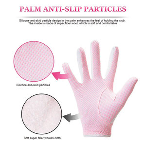 Gants de golf en cuir Pu de qualité supérieure pour femmes, paire pour main gauche et droite, conception respirante, antidérapants en silicone, gants de sport pour le golf - Product Image 6
