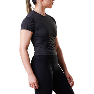 Chemises de compression amples pour femmes, séchage rapide, manches courtes, respirantes, pour l'entraînement sportif, la course à pied et le fitness - Product Image 2