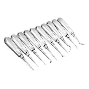 ชุดเครื่องมือถอนฟัน Ovexa Surgical 10 ชิ้น ทำจากสแตนเลสสตีล สีเงิน ด้ามจับออกแบบตามหลักสรีรศาสตร์ ระดับการใช้งานทางศัลยกรรม - Product Image 2