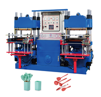 Presse à chaud hydraulique, machine de vulcanisation, double station de pressage, machine de fabrication de moules en silicone pour moules en silicone de qualité alimentaire