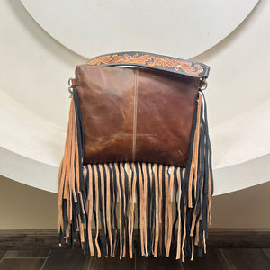 Tout nouveau Design Western Collection usiné à la main en cuir de vachette femmes sac à main frange bandoulière épaule sac de messager pour dames - Product Image 6
