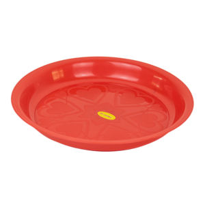 Bandeja de plástico PP redonda apilable para servir, organizar tazas de secado, comida, cocina, baño, hogar, comedor, escritorio, uso fácil de limpiar - Product Image 5