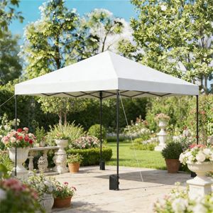 White Rain Shelter <b>Tent</b> and Sunshade <b>Canopy</b> Gazebo or Pergola - Product Image 1