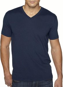 T-shirt uni col rond pour homme, taille américaine, haute qualité, export, 100 % polyester, toucher coton - Product Image 4