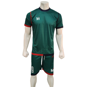 Tenues d'équipe de football professionnelles, imprimées par transfert thermique, kit de football personnalisé, séchage rapide, 100% polyester, vêtements de sport, grandes tailles - Product Image 1