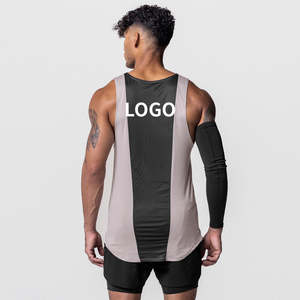 Débardeur de sport pour homme personnalisé avec logo, séchage rapide, idéal pour la course à pied, le fitness et le cyclisme en extérieur – Vente en gros - Product Image 3