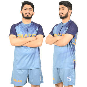 Dégradé de couleur 100% Polyester Sets Soccer Suit Wear Caractéristiques Tissu de qualité supérieure Conçu pour la durabilité, confort Costume maillot de football - Product Image 2