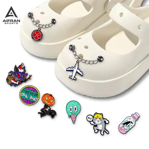 AIFRAN Pendentifs décoratifs pour lacets de chaussures en alliage de zinc avec logo personnalisé, breloques décoratives pour chaussures - Product Image 2