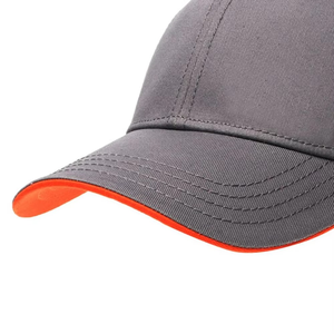 Premium Quality Mens Contrast Trim Baseball Cap Premium Cotton Adjustable Sports Casual Outdoor <b>Dad</b> <b>Hat</b> Custom Logo Wholesale - Product Image 4