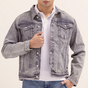 Chaqueta de Invierno de Lona y Mezclilla para Hombre, Estilo Moderno, Talla Regular, Logotipo Frontal de Alta Calidad, Transpirable, de Secado Rápido, Ecológica e Informal - Product Image 4