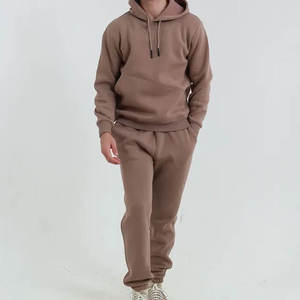 Conjunto Deportivo para Hombre y Mujer, Chándal de Alta Calidad, Tela de Felpa de Poliéster/Algodón, Lavado Ácido, Estampado Sólido Personalizado - Product Image 4