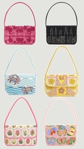 Women's Beaded Flap Bag with Single Strap 1L Capacity Lightweight Wedding Shoulder <b>Purse</b> - Product Image 4