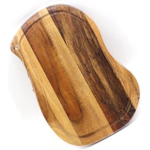 Tabla de Cortar de Madera Multiusos para Cocina y Preparación de Alimentos, Tabla Resistente para Carne con Acabado Natural - Product Image 2