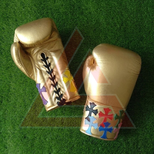 Nuevos Guantes de Boxeo Profesionales Winning Pro Fight para Adultos, Guantes de Boxeo Personalizados Chrome Heart Winning Hechos con Cuero Genuino - Product Image 2