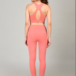 Conjuntos Deportivos de Yoga de 2 Piezas Personalizados para Mujer, Talla Grande, Ropa Deportiva, Top Deportivo, Leggings de Cintura Alta, Conjunto de Yoga para Mujer - Product Image 2