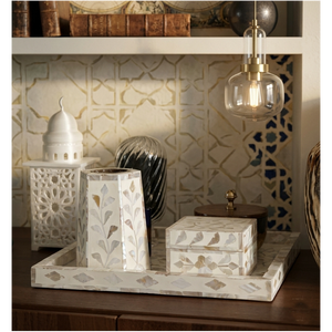 Nouveau Brûleur à Bakhoor en Bois et Nacre 2026, Brûleur à Encens Madhkan, Brûleur à Oud Arabe pour Parfum d'Ambiance Domestique, Cadeaux Ramadan Aïd - Product Image 1