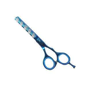 Tijeras de Peluquería Profesionales de Acero Inoxidable, Ligeras, Negras y Rojas, para Adelgazar el Cabello, para Uso en Salones de Belleza - Product Image 5