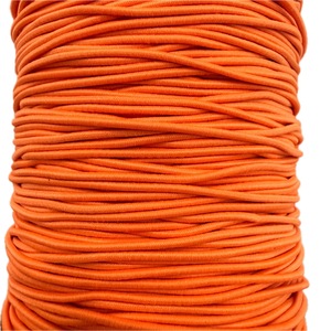 Cordon élastique tressé n°8 orange 1,2 mm 288 yards 100 % nylon haute ténacité écologique pour textile de maison - Product Image 6