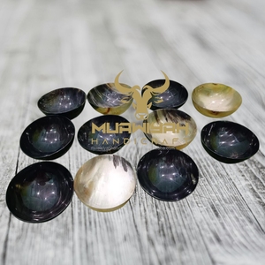 Cuenco de cuerno de buey de alta calidad de 8 pulgadas, nuevo diseño de lujo para uso en el hogar, hoteles, restaurantes, bodas y fiestas, con técnica de pulido gratuita. - Product Image 6