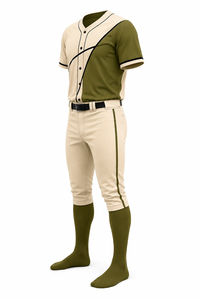 Uniforme de Béisbol Personalizado para Hombre, Diseño con Bloques de Color, Poliéster que Absorbe la Humedad, Manga Corta, Corte Regular, Ropa para Todas las Temporadas - Product Image 3