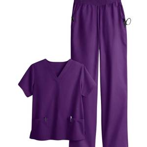 Operating <b>Scrub</b> Surgical Uniform Medical Surgery Hospital Workwear Breathable Cotton Blend Top Pant Wholesale - Product Image 3