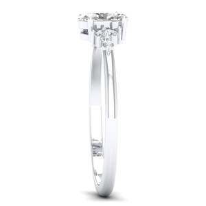 Anillos solitarios REYES personalizados de oro sólido de 14 quilates con diamantes cultivados en laboratorio HPHT CVD para mujer, anillos de promesa de boda brillantes, joyería fina. - Product Image 3