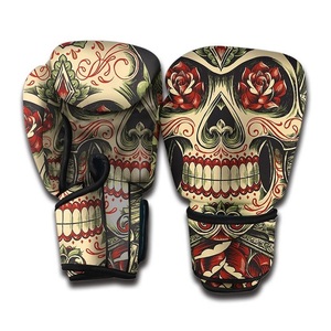 Gants de boxe Muay Thai MMA en cuir avec logo personnalisé - Imperméables et légers - Product Image 3