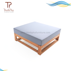 EDEN Juego de Muebles de Jardín de 6 Piezas, Contemporáneo, Ecológico, de Madera de Acacia, con Cojines Impermeables Plegables, para Hoteles y Villas - Product Image 4