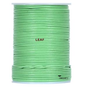 Cordón de cuero redondo duradero de larga duración, calidad de exportación de proveedor indio para manualidades de fabricación de joyas - Product Image 2