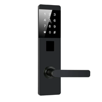 Cerradura Inteligente para Hotel con Teclado y Control por Aplicación WiFi, Material de Aleación de Zinc para Puertas de Madera/Latón, Almacenamiento en la Nube, Modelo TTlock TTHotel