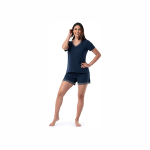 Conjunto Casual de Verano 2026 para Mujer, Top Corto con Estampado de Letras y Pantalones Cortos a Juego, Conjunto de Dos Piezas - Product Image 2