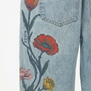 Hot Selling 13 Oz Solid Spring Denim <b>Jeans</b> Men Heavyweight Raw Durable Selvedge Style Streetwear Custom OEM ODM Wholesale - Product Image 4