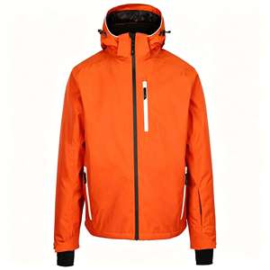 Veste bomber à capuche ample pour homme, fermeture éclair, imperméable, coupe-vent, écologique, streetwear printemps - Product Image 4