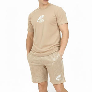 Conjuntos de Dos Piezas Personalizados para Hombre, Tejidos de Secado Rápido, Ropa Casual con Camiseta Estampada y Pantalones Cortos en Oferta - Product Image 2