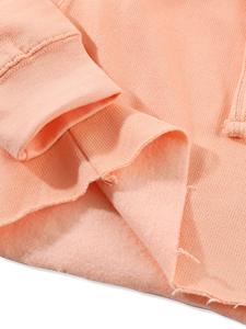 Eco Friendly Casual Women's <b>Crop</b> <b>Top</b> Hoodie Winter Wear High Quality Breathable Windproof Hooded Front 100% Cotton Fleece - Product Image 4