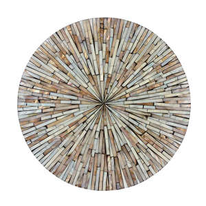 Unique Housewarming Gift Mother of Pearl Placemat Luxury Shell Charger Plate for New Home and Modern <b>Kitchen</b> - Product Image 1