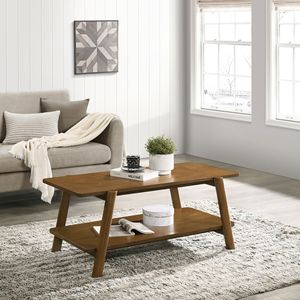 Table basse en bois de style moderne du milieu du siècle <span class=keywords><strong>Metz</strong></span> avec finition noyer - Product Image 1