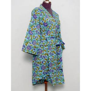 Chemise longue ajustable à col en V et boutons, imprimé floral vintage, en coton écologique respirant, style hip-hop, nouvelle collection pour soirée - Product Image 5