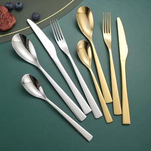 Premium Sustainable Stainless Steel 100-Piece Dining Cutlery Set | Reusable Durable <b>Flatware</b> Comfortable Grip for Home - Product Image 4