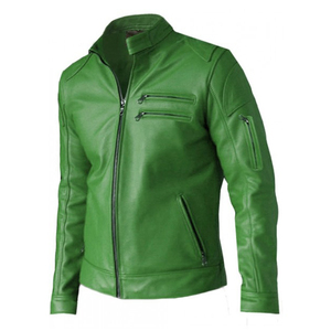 New Arrival <b>Mens</b> Designer Leather <b>Jacket</b> Motorcycle Style Genuine Leather <b>Jacket</b> For <b>Men</b> Casual Fashion Wear - Product Image 5