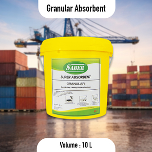 Granular Super Absorbent 10 Liter – Heavy Duty Industrial Spill Absorbent Granules for Oil and Chemical Cleanup - Product Image 3