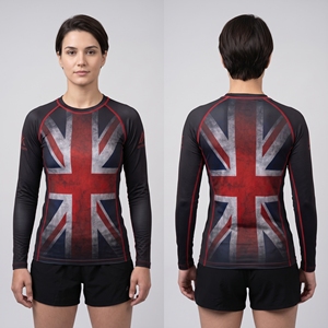 Custom OEM <b>Women</b> Long Sleeve <b>Rash</b> Guard UPF 50+ Quick Dry BJJ Surf Swim <b>Rash</b> <b>Vest</b> Sun Protection Compression Swimwear Australia - Product Image 5