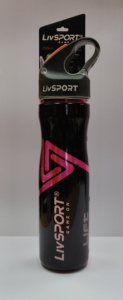 Botella Deportiva LIVIA PP LivSPORT de 750 ml, Botella de Hidratación Reutilizable Ecológica para Gimnasio y Fitness, Diseño de Cuerpo Curvo, Digital - Product Image 4