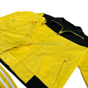 Sudadera con rayas laterales personalizadas, chándal para correr, chándal para exteriores, pantalones con capucha, sudadera HipHop para hombre, conjunto de chándal para correr - Product Image 2