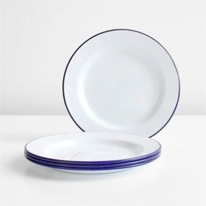 Plato de Presentación de Lujo al por Mayor, Bandeja Decorativa de Metal Esmaltado, Vajilla para Bodas, Decoración para Eventos y Fiestas, Plato Base Redondo para Cena - Product Image 1
