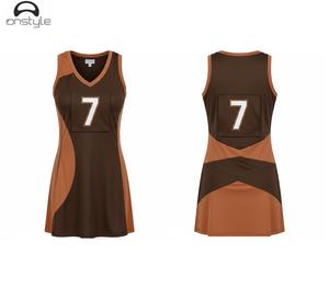 ONSTYLE Vestido de Netball Personalizado por Sublimación, Ropa Deportiva para Mujer, Transpirable, de Secado Rápido, Sin Mangas, Uniformes de Alta Calidad - Product Image 4