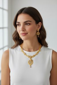DIVYORO ROYAL PLUME TEARDROP SET - Product Image 2