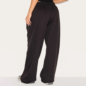 Manufacture Full Sleeve Daily Women's 2 Piece <b>Knitted</b> <b>Set</b> V Neck Cardigan Long Pants Solid Black Casual Loose Fit All Seasons - Product Image 6