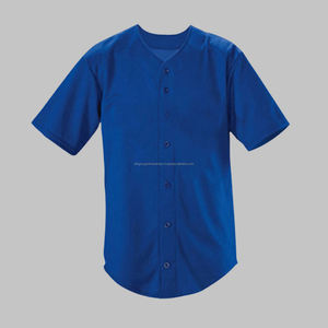 Offre Spéciale et haute qualité personnalisé couleur unie vêtements de Baseball boutonné personnalisé cousu nom numéro uniforme de Baseball - Product Image 2